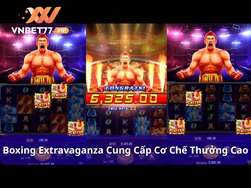 Boxing Extravaganza và cơ chế đổi thưởng hấp dẫn