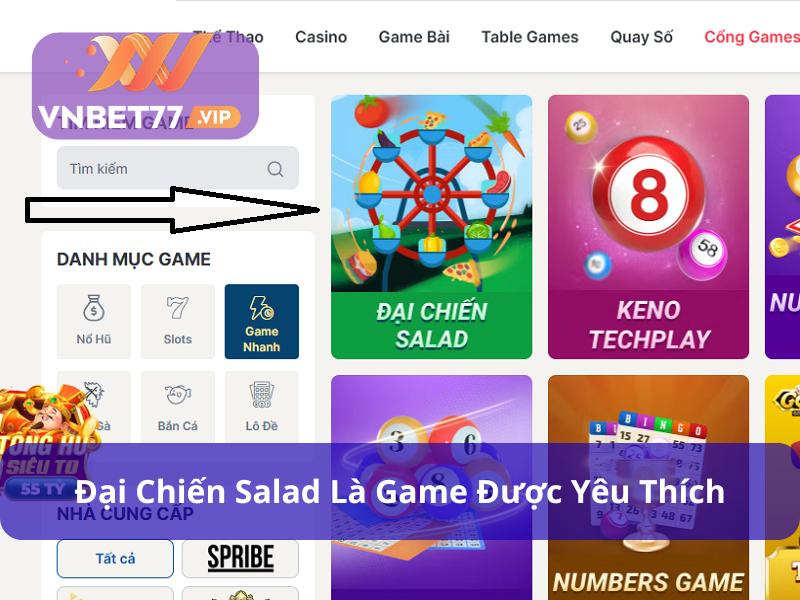 Đại chiến Salad giới thiệu chi tiết